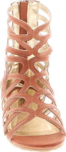 Kenneth Cole Reaction Triump Mid Gladiator Sandal (Little Kid/Big Kid), Natural, 13 M US Little Kid4