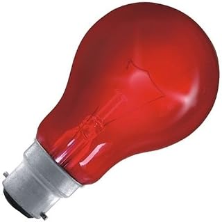 Eveready GLS Bulb - Fire Glow Red - 60w Bayonet Cap B22