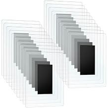 Magnetic sign holder 8.5" x 11", 20 pack, rigid document frame for locker, refrigerator, office, school and home