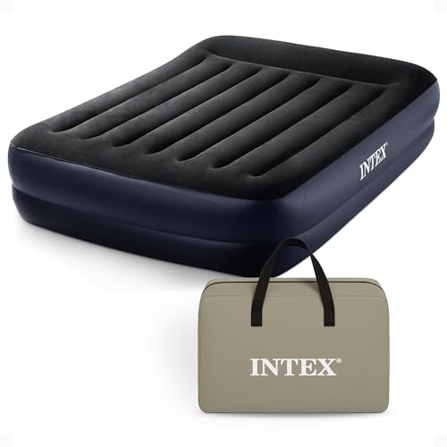 Intex Air Mattress, 64123ED Dura-Beam Plus Pillow Rest Fiber-Tech –