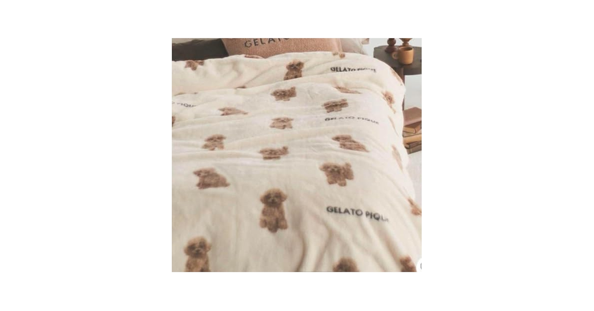 正規品♡ジェラートピケ Sleep DOGプリント毛布 トイプードル 布団 Amazon｜ジェラートピケ Sleep DOGプリント毛布 トイプードル