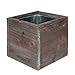 CYS EXCEL Cube Planter Box with Removable Plastic Liner (4