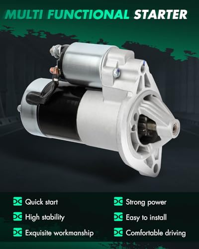 Image of SCITOO Starter Motor fit for Jeep for Cherokee 1987-1998,for Jeep for Comanche 1987-1992,for Jeep for Grand Cherokee 1993-1998 Replacement Starter 17006N