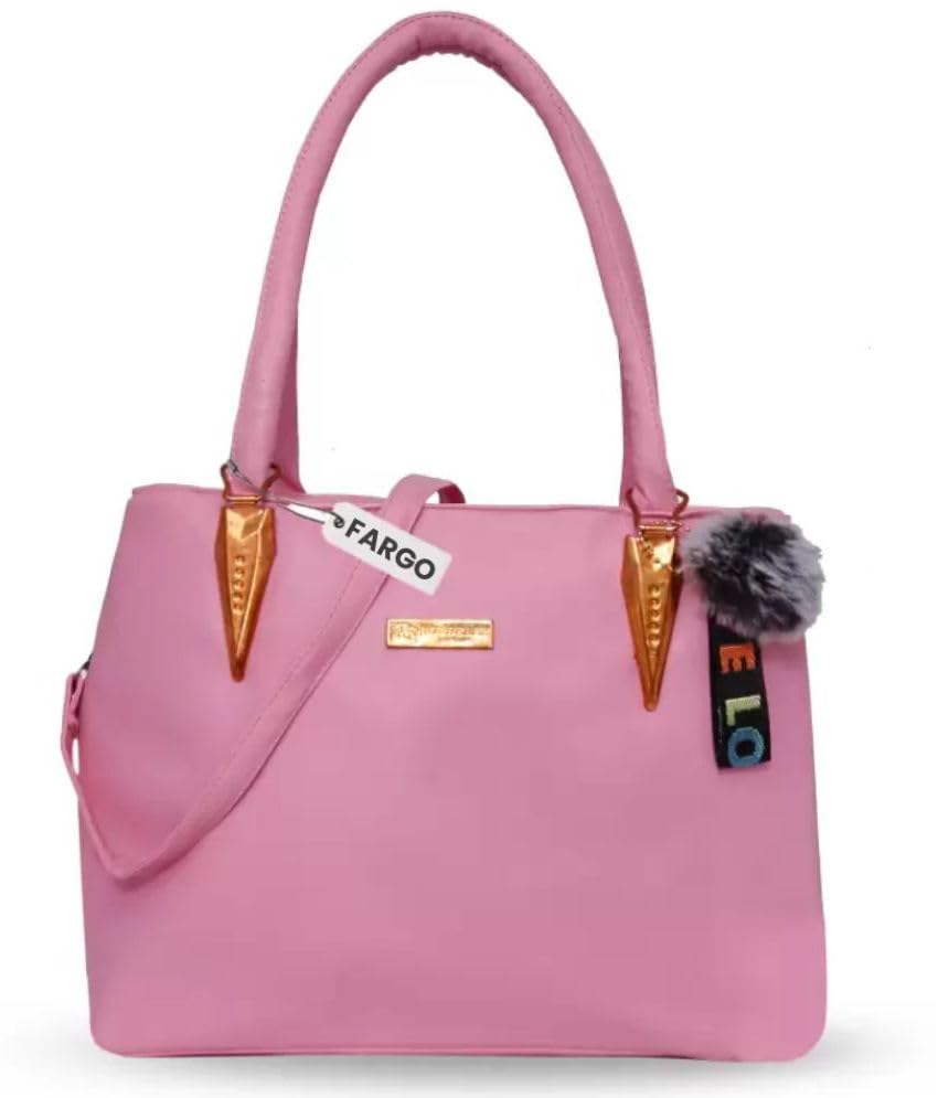 Fargo Womens PU leather handbags Shoulder Bag For Women (Pink) (B0D81ZNFTL) Amazon Price History, Amazon Price Tracker