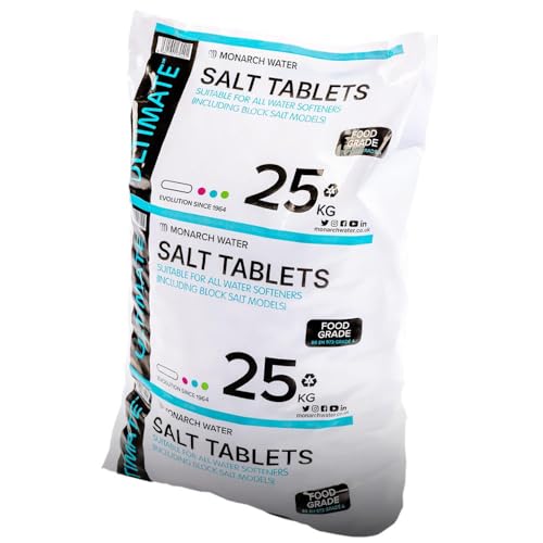 Monarch Ultimate Water Softener Salt Tablets 25kg Bag - Food Grade Salt