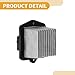 Partuto HVAC Blower Motor Resistor No.9562664J00 Heater Blower Resistor for Suzuki Grand Vitara 2006-2013 Metal ABS Black