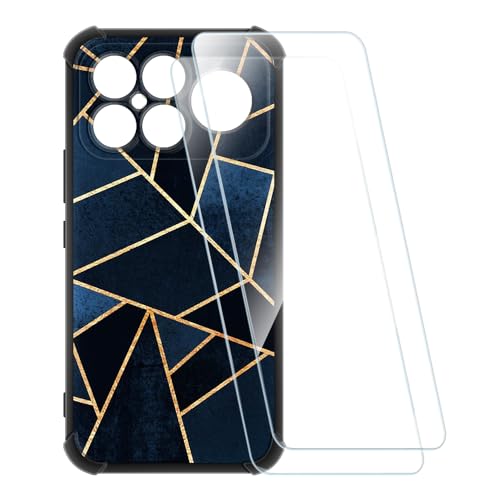 ESACMOT �v�����g�P�[�X + 2�������K���X�t�B���� Xiaomi Redmi K90 Pro Max 5G Champion Edition �Ƃ̌݊�������, �Ռ��z���\�t�g�J�o�[ HD�N���A (�X�g���C�v)