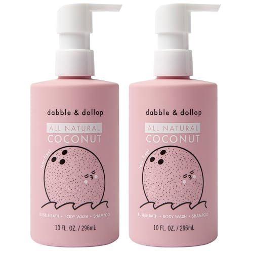 Dabble & Dollop Coconut Body Wash & Shampoo &ndash;...