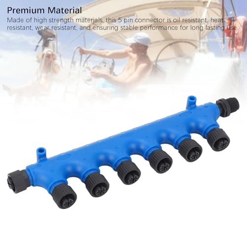 Conector T NMEA2000 estable de 6 puertos para evitar fallos de red en yates 5