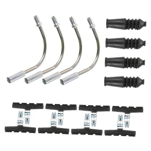 HOODANCOS 16個 入り自転車ブレーキパッド 軽量耐久性 素材採用 型メカニカルブレーキ対応 簡単取付 ロードバイク長距離走行に適用