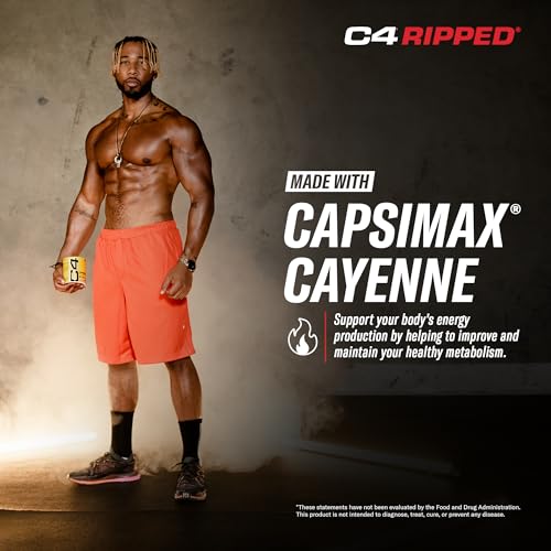 Cellucor 104393 C4 Ripped Pre Workout Powder Fruit Punch - Creatine Free + Sugar Free Preworkout Energy Supplement thumb #2