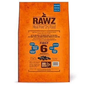 Rawz Meal Free Dry Canine Meals (3.5 lb, Rooster,Salmon & Whitefish)