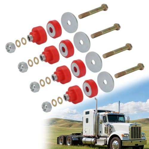 AUTOVIC Motor Mount Poly Bushing Replacement Kit for Peterbilt 379 387 Replace for MM75-62001 MR1001...