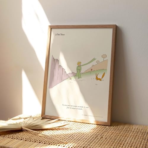 Póster El Principito y el Zorro 30x40cm para Salón o Cuarto Infantil 3