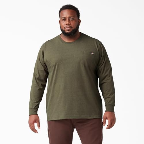 Image of Dickies Men's Big and Tall Long Sleeve Heavyweight Crew Neck