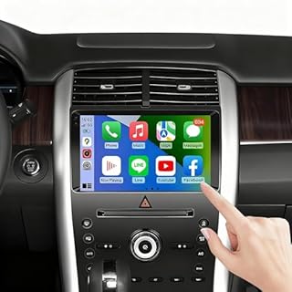 Android 13 Car Stereo Radio for Ford Edge 2010-2015, 9 inch Touch Screen Double Din Car Radio Bluetooth with Wireless Carplay GPS Navi WiFi HiFi FM RDS AHD Backup Camera SWC, 2+32G