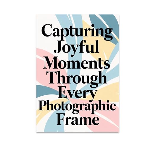 Photography Wall Art Poster Print - Capturing Joyful Moments Through