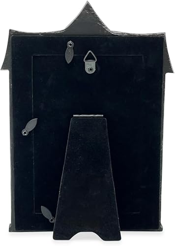 Miniatura 3 de Isaac Jacobs - Marco de fotos en forma de casa encantada de 4 x 6 pulgadas, para mesa de fotos y pared, exhibición colgante y decoración del hogar