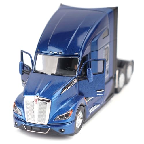 Diecast Masters 1:50 Kenworth T680 azul cerúleo miniatura 3