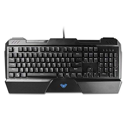 Beastron Mechanical Wired Gaming Keyboard With Blue Switches, Wrist Rest, Compatible With Pc And Mac - Sapphire #TOP1