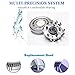 SH60 Replacement Heads Compatible With Philips Norelco 6000 Replacement Blades，SH60 Blades Compatible With Norelco Series 6000, S6810, S6820, S6850, S6880/81,Sh60 3Pack