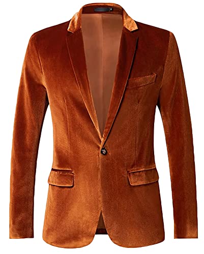 One Button Velvet Mens Jacket Peak Lapel Tuxedos Jacket for Men Wedding Party Coat