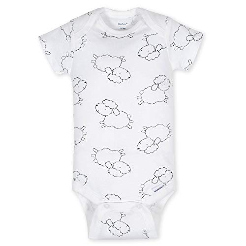 Image of Gerber Unisex Baby 5-Pack Short Sleeve Variety Onesies Bodysuits