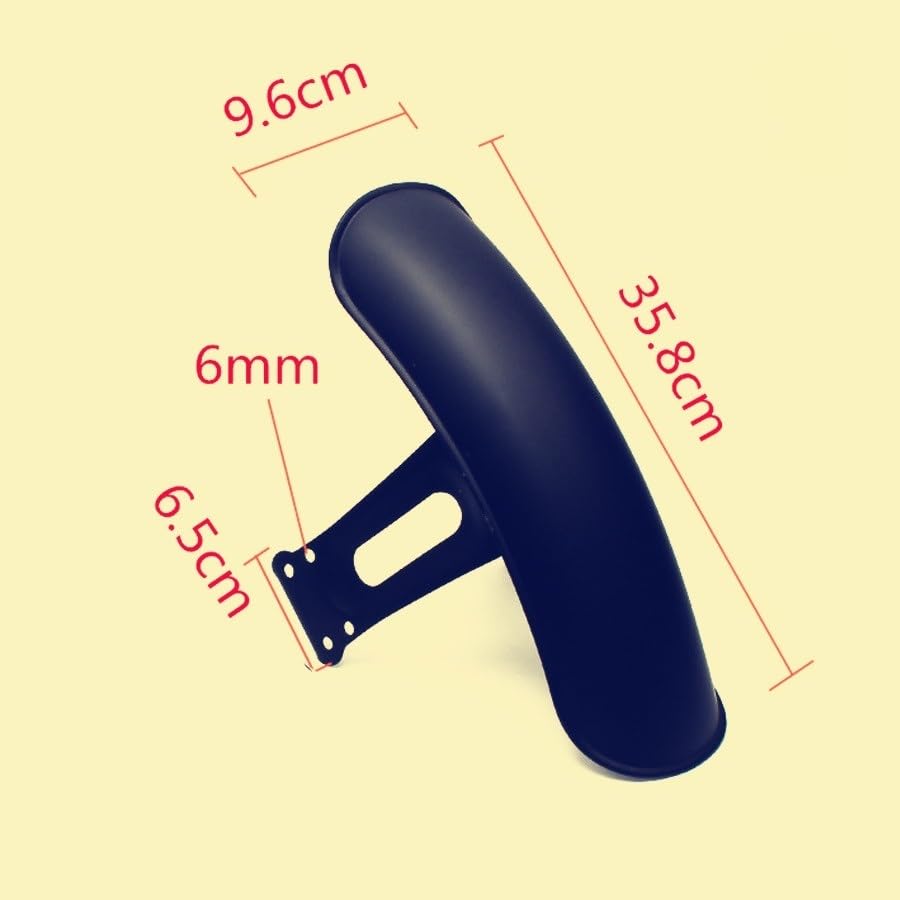 Garde-boue avant moto CG125 couvercle métal modifié chrome - 2