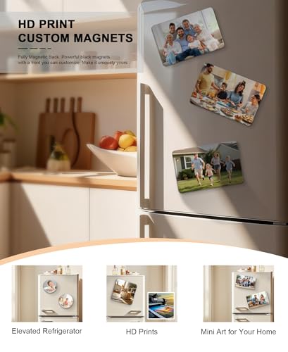 3 Imánes Decorativos Personalizados Rectangulares miniatura 5