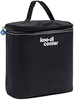 Koo-Di Thermal Cooler | Insulated Baby Bottle Bag | Inc. 4X Aeroplane Friendly Cooler Packs | Travel Bottle Bag | Keeps Food & Drink Cool