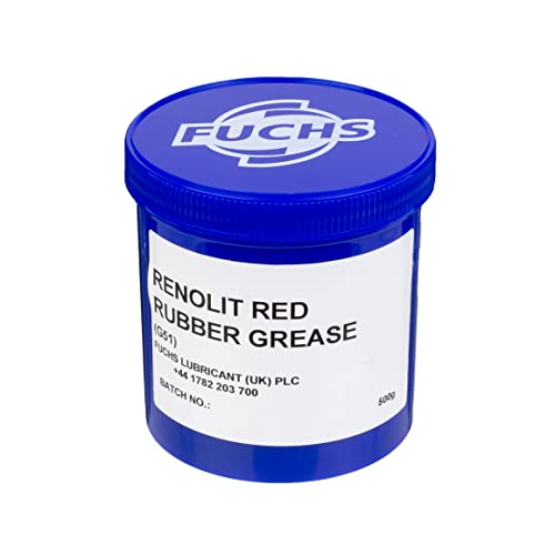 Fuchs Renolit Red Rubber Grease 500g Tub for Seals & Rubber Components