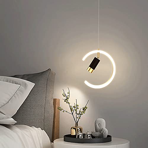 Lámpara colgante de techo para comedor, cocina y hotel con led ajustable 6
