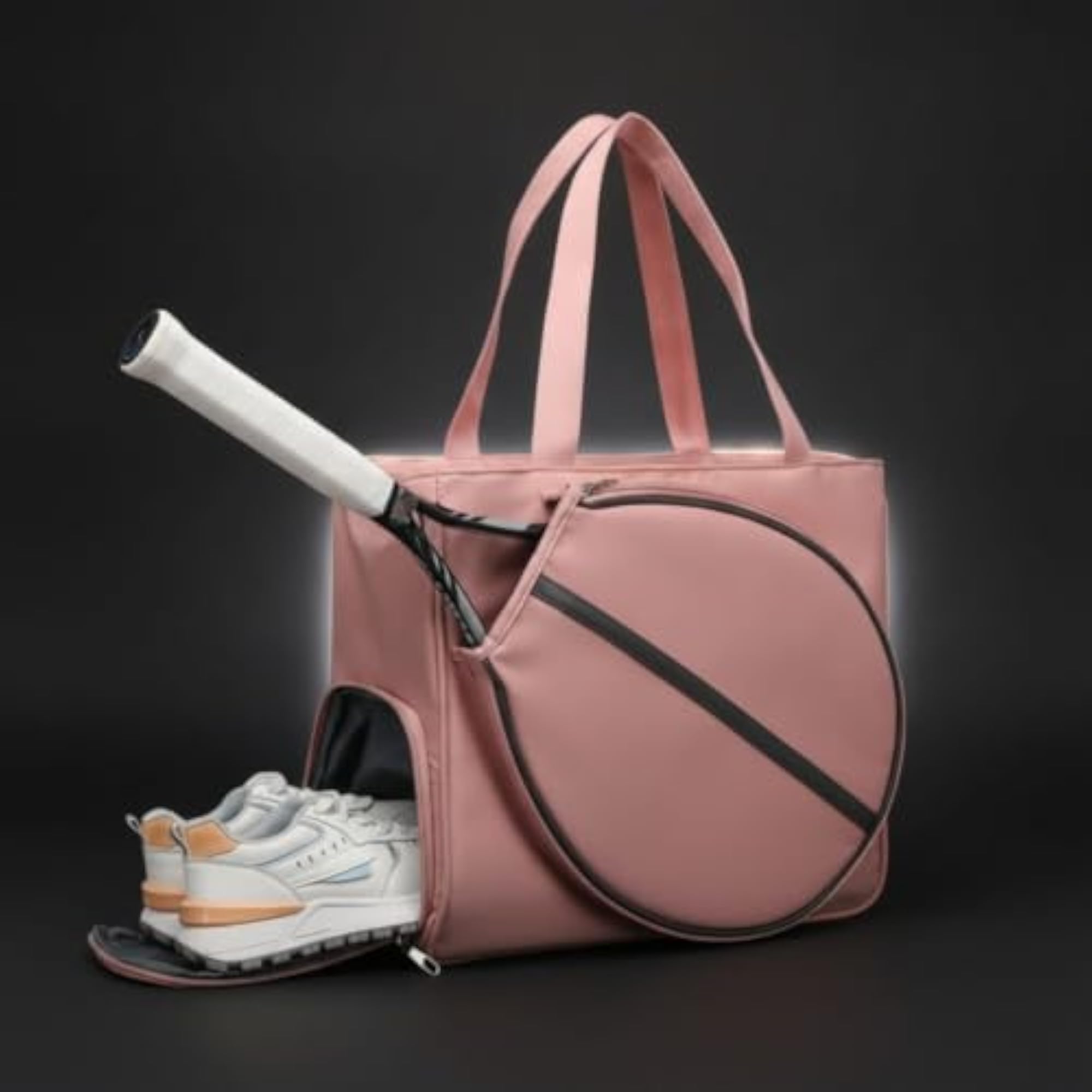 Structured Racket Bag with Shoe Compartment