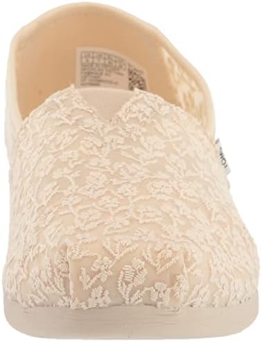 TOMS Women's Alpargata CloudBound Loafer Flat, Natural Posy Lace, 9 | Image 1