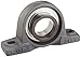 Hub City PB221URX2-7/16 Pillow Block Mounted Bearing, Normal Duty, High Shaft Height, Relube, Eccentric Locking Collar, Narrow Inner Race, Cast Iron Housing, 2-7/16" Bore, 2.88" Length Through Bore, 2.75" Base To Height