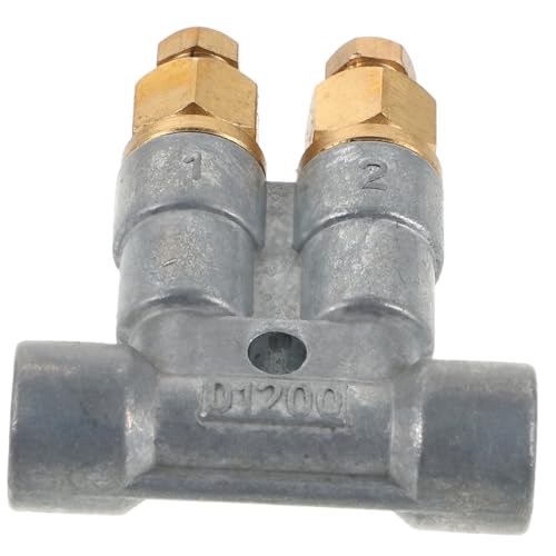 LALADEFIEE Pressurized Separator Hydraulic Diverter Valve for High Pressure Distributor Valve Diverter Function for Industrial Lubrication Systems Random Style