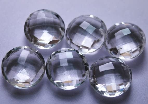 Briolettes cristal de roche 14mm pour fabriquer un cadeau unique