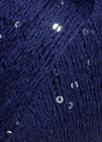 Lang Yarns Merino Paillettes – Colour: Navy (0035) – 25g/52 M