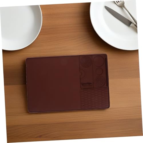 Silicona antideslizante de café con bandeja desmontable para tamper 7