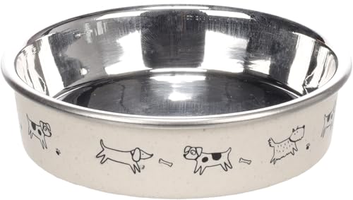 ciotola per cani - piccola ciotola Jappie beige antiscivolo - 150ml