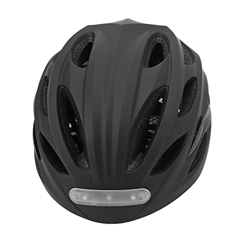 Casque de vélo respirant et solide avec LED de sécurité et visière amovible