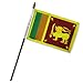Produktbild Flaggen Import DF-Srilanka Dekorative Stickflaggen, Mehrfarbig