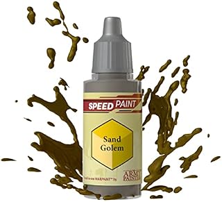 The Army Painter Speedpaint Sand Golem, 18 mL Dropper Bottle with Mixing Balls, Non Toxic Acrylic Paint for Miniatures