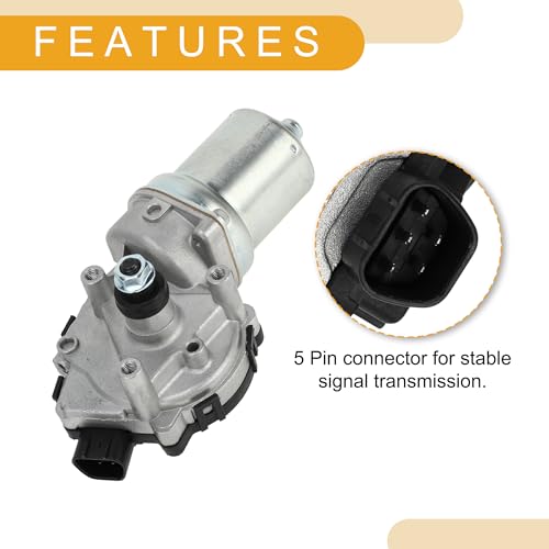 Image of Windshield Wiper Motor No.8511002350 /8511042190 /86510SG010 Car Front Windscreen Wiper Motor Replacement for Lexus NX for Toyota Corolla RAV4 for Subaru Crosstrek Forester 5 Pin