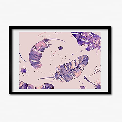 Tableau peinture décoratif 60x40 cm Tulup pour une ambiance salon cocooning
