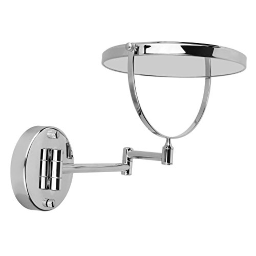Excelvan Magnification 8 Inch Double-Sided Swivel Wall Mount Makeup Mirror (10X) - Thumbnail 5