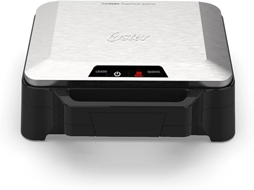 Oster Sanduicheira Elétrica Inox, 1000W, OSAN500, 127V