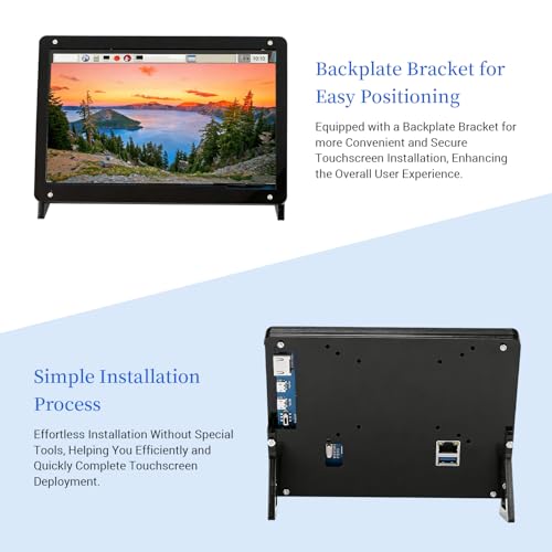 Support boîtier écran tactile 7 pouces avec châssis LCD acrylique - 3