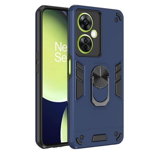 Image of AIBEX Armor Back Cover Compatible for OnePlus Nord CE 3 Lite 5G| Rugged Shockproof Case with Ring Holder & Kickstand | Military-Grade Protection | Magnetic Car Mount Compatible