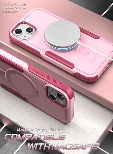 Coque antichoc iPhone 15 Plus MagSafe double couche contre les chutes
